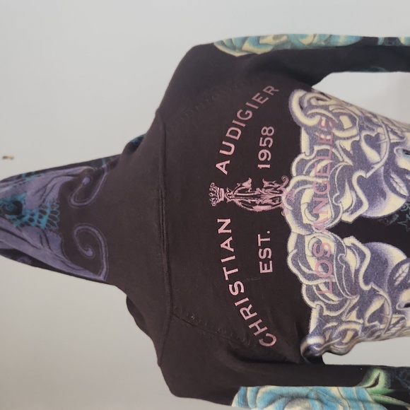 [L] Christian Audigier brown tunic - Picture 4 of 8